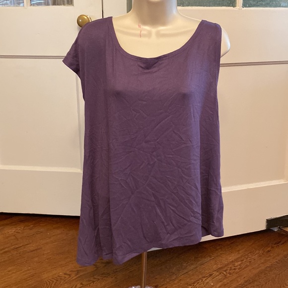 SAVVI MD Purple (Grape) Asymmetrical DARCY Top - Picture 8 of 14